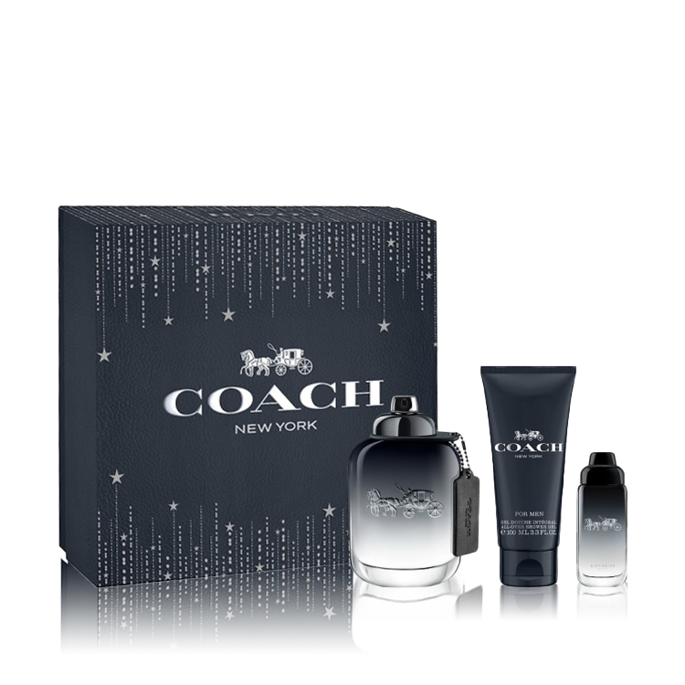 Coach New York Gift Set (EDT 100 ml + EDT 15 ml + Shower Gel 100 ml)