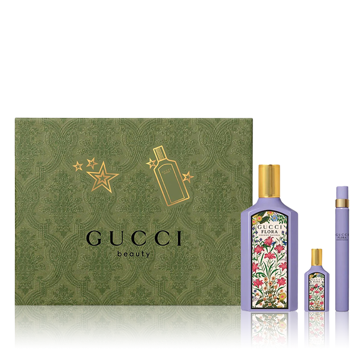 Gucci Flora Gorgeous Magnolia Gift Set - (EDP 100 + EDP 10 + EDP 5 ml)