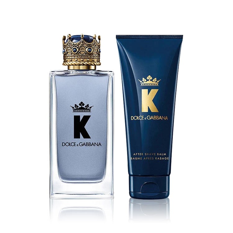 Dolce & Gabbana K Gift Set - EDT 100 ml + EDT 10 ml + After-Shave Balm 75 ml