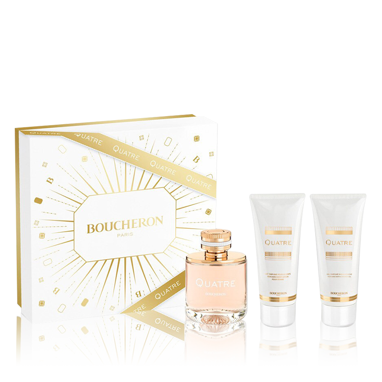 Boucheron Quatre Gift Set (EDP 100 ml+ Body Lotion 100 ml + Bath & Shower Gel 100 ml)