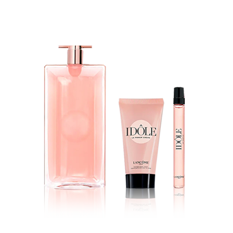 Lancome Idôle Gift Set - (EDP 100 ml + EDP 10 ml + Cream 50 ml)
