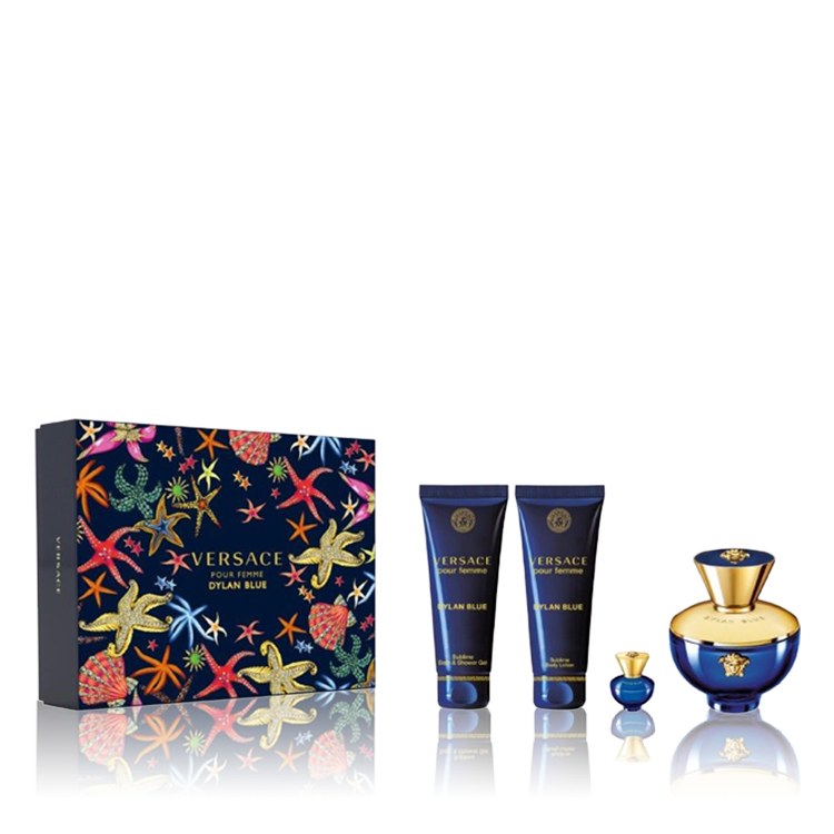 Versace Dylan Blue Gift Set - 4 Pieces